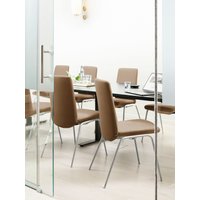 Stressless Polsterstuhl "Laurel" () Microfaser DINAMICA Low Back, Größe M, mit Beinen aus Stahl in Chrom glänzend von Stressless