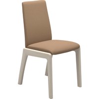 Stressless Polsterstuhl "Laurel" () Microfaser DINAMICA Low Back, Größe M, mit abgerundeten Beinen in Eiche gekalkt von Stressless