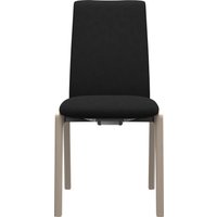 Stressless Polsterstuhl "Laurel" () Microfaser DINAMICA Low Back, Größe M, mit abgerundeten Beinen in Eiche gekalkt von Stressless