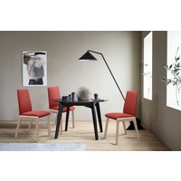 Stressless Polsterstuhl "Laurel" () Microfaser DINAMICA Low Back, Größe M, mit abgerundeten Beinen in Walnuss von Stressless