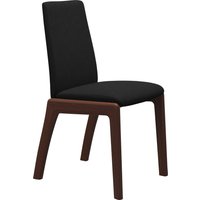 Stressless Polsterstuhl "Laurel" () Microfaser DINAMICA Low Back, Größe M, mit abgerundeten Beinen in Walnuss von Stressless