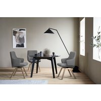 Stressless Polsterstuhl "Laurel" () Low Back mit Armlehne, Größe L, mit schräggestellten Beinen in Eiche von Stressless