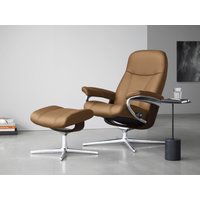 Stressless Relaxsessel "Consul", mit Cross Base, Größe S, M & L, Holzakzent Braun von Stressless