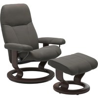 Stressless Relaxsessel "Consul" Set, Relaxsessel mit Hocker, mit Hocker, mit Classic Base, Größe S, Gestell Wenge von Stressless