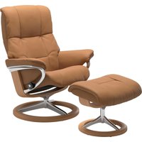 Stressless Relaxsessel "Mayfair", (Set, Relaxsessel mit Hocker), mit Hocker, mit Signature Base, Größe S, M & L, Gestell Eiche von Stressless