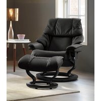 Stressless Relaxsessel-Set "Reno", mit Hocker, mit Classic Base, Größe S, M & L, Gestell Schwarz von Stressless