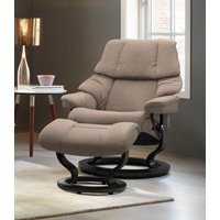 Stressless Relaxsessel-Set "Reno", mit Hocker, mit Classic Base, Größe S, M & L, Gestell Schwarz von Stressless