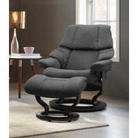 Stressless Relaxsessel-Set "Reno", mit Hocker, mit Classic Base, Größe S, M & L, Gestell Schwarz von Stressless