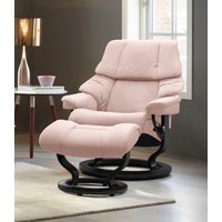 Stressless Relaxsessel-Set "Reno", mit Hocker, mit Classic Base, Größe S, M & L, Gestell Schwarz von Stressless