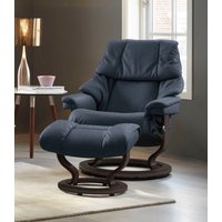 Stressless Relaxsessel-Set "Reno", mit Hocker, mit Classic Base, Größe S, M & L, Gestell Wenge von Stressless