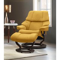 Stressless Relaxsessel-Set "Reno", mit Hocker, mit Classic Base, Größe S, M & L, Gestell Wenge von Stressless