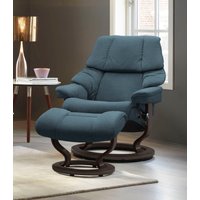 Stressless Relaxsessel-Set "Reno", mit Hocker, mit Classic Base, Größe S, M & L, Gestell Wenge von Stressless