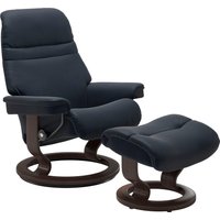 Stressless Relaxsessel "Sunrise", (Set, Relaxsessel mit Hocker), mit Classic Base, Größe M, Gestell Wenge von Stressless