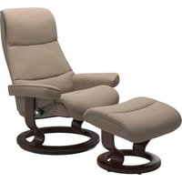 Stressless Relaxsessel "View", mit Classic Base, Größe M,Gestell Braun von Stressless