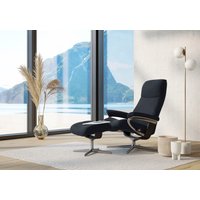 Stressless Relaxsessel "View" mit Cross Base, Größe S, M & L, Holzakzent Schwarz von Stressless