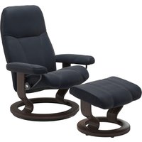 Stressless Relaxsessel "Consul", (Set, Relaxsessel mit Hocker), mit Hocker, mit Classic Base, Größe L, Gestell Wenge von Stressless