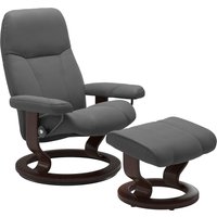 Stressless Relaxsessel "Consul", (Set, Relaxsessel mit Hocker), mit Hocker, mit Classic Base, Größe M, Gestell Braun Stressless Relaxsessel "Consul", (Set, Relaxsessel mit Hocker), mit Hocker, mit Classic Base, Größe M, Gestell Braun von Stressless