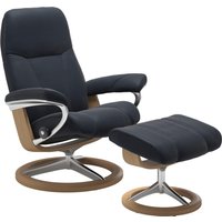 Stressless Relaxsessel "Consul", (Set, Relaxsessel mit Hocker), mit Hocker, mit Signature Base, Größe L, Gestell Eiche Stressless Relaxsessel "Consul", (Set, Relaxsessel mit Hocker), mit Hocker, mit Signature Base, Größe L, Gestell Eiche von Stressless