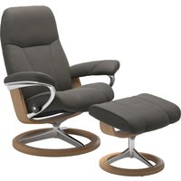Stressless Relaxsessel "Consul", (Set, Relaxsessel mit Hocker), mit Hocker, mit Signature Base, Größe M, Gestell Eiche Stressless Relaxsessel "Consul", (Set, Relaxsessel mit Hocker), mit Hocker, mit Signature Base, Größe M, Gestell Eiche von Stressless