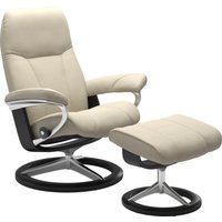 Stressless Relaxsessel "Consul", (Set, Relaxsessel mit Hocker), mit Hocker, mit Signature Base, Größe S, Gestell Schwarz Stressless Relaxsessel "Consul", (Set, Relaxsessel mit Hocker), mit Hocker, mit Signature Base, Größe S, Gestell Schwarz von Stressless
