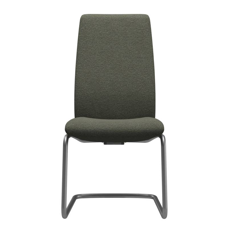 Stressless Stuhl Laurel (L) Stoff grün Gestell Chrom matt D400 High Back von Stressless