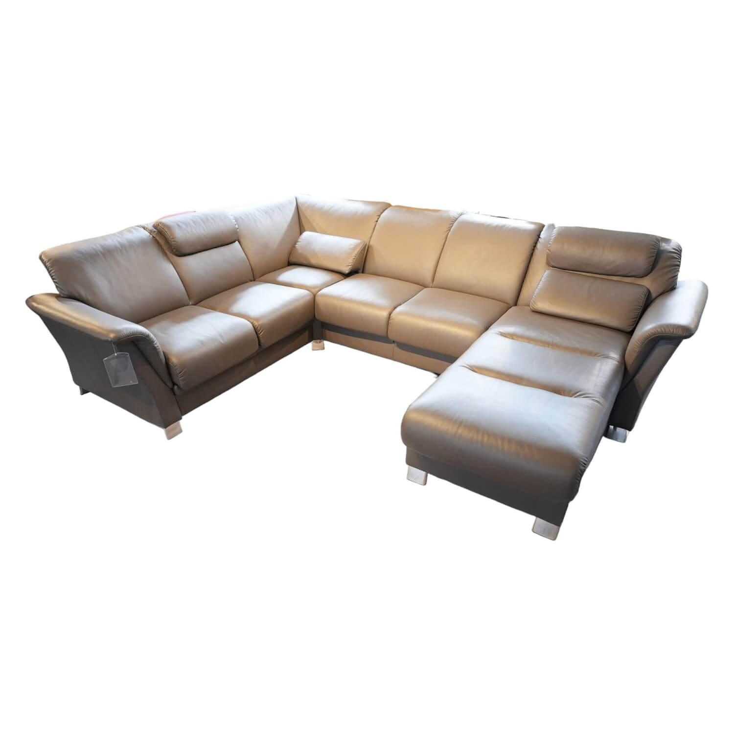 Wohnlandschaft E40 Leder Paloma Khaki Grau Grün Füße Metall Inklusive Nacken Und... Wohnlandschaft E40 Leder Paloma Khaki Grau Grün Füße Metall Inklusive Nacken Und... von Stressless