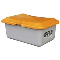 CEMO Streugutbehälter, grau/orange, 100 Liter von CEMO