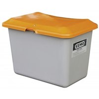 CEMO Streugutbehälter, grau/orange, 200 Liter von CEMO