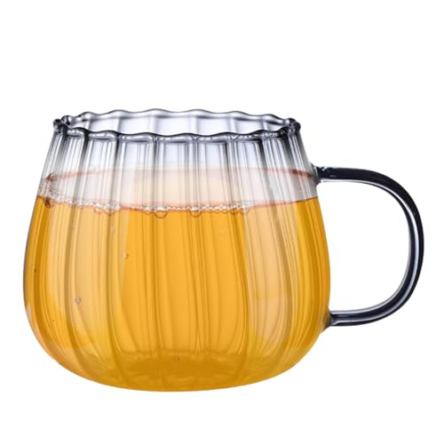 Glas-Kaffeetassen, Kürbisförmige Glasbecher mit Griff, Getränkebecher, Glastassen, Teetassen, Kürbis, Kaffee, Tee, Dekoration, klare Teetasse für Zuhause, Party Glas-Kaffeetassen, Kürbisförmige Glasbecher mit Griff, Getränkebecher, Glastassen, Teetassen, Kürbis, Kaffee, Tee, Dekoration, klare Teetasse für Zuhause, Party von Streysisl