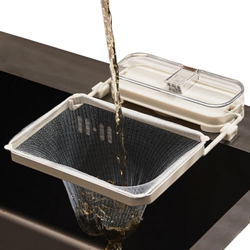 Küchenfilter Siebhalter Eckabflusssieb Rack mit 50 Filtersieb Saugnapf Küchenspüle Sieb, Wiederverwendbares Spülbeckenfilterregal, Saugnapf Spülbeckensieb Küchenfilter Siebhalter Eckabflusssieb Rack mit 50 Filtersieb Saugnapf Küchenspüle Sieb, Wiederverwendbares Spülbeckenfilterregal, Saugnapf Spülbeckensieb von Streysisl