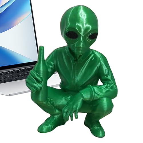 Streysisl Alien Statue - Alien Statue Yard Figuren Outdoor | Skulptur Rasen Ornamente Halloween Dekorationen Lustige Gartendekoration für Outdoor Hof Terrasse Wohnzimmer Schlafzimmer Streysisl Alien Statue - Alien Statue Yard Figuren Outdoor | Skulptur Rasen Ornamente Halloween Dekorationen Lustige Gartendekoration für Outdoor Hof Terrasse Wohnzimmer Schlafzimmer von Streysisl
