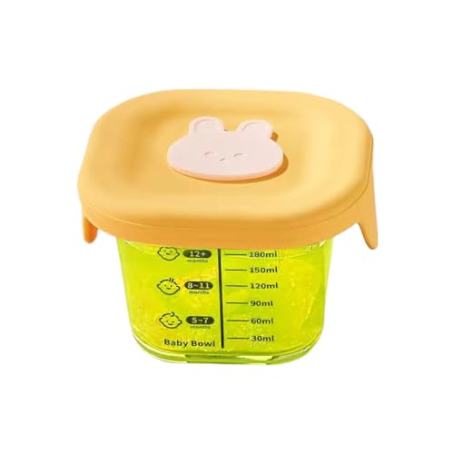 Streysisl Aufbewahrung von Babynahrung, Vorratsglas für Babynahrung, wiederverwendbare Gläser für Gefrierschrank, Mikrowelle, Kinder, Kleinkinder, Zuhause, Reisen, Schule, Kindertagesstätte, Salat Streysisl Aufbewahrung von Babynahrung, Vorratsglas für Babynahrung, wiederverwendbare Gläser für Gefrierschrank, Mikrowelle, Kinder, Kleinkinder, Zuhause, Reisen, Schule, Kindertagesstätte, Salat von Streysisl
