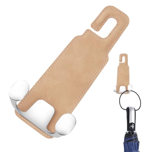 Streysisl Auto-Geldbörsenhalter – Rücksitz-Kopfstützen-Taschen-Halterung | Autositz-Haken für Auto-Organisation, Einkaufstaschen, Mäntel, Handtaschen, Regenschirme von Streysisl