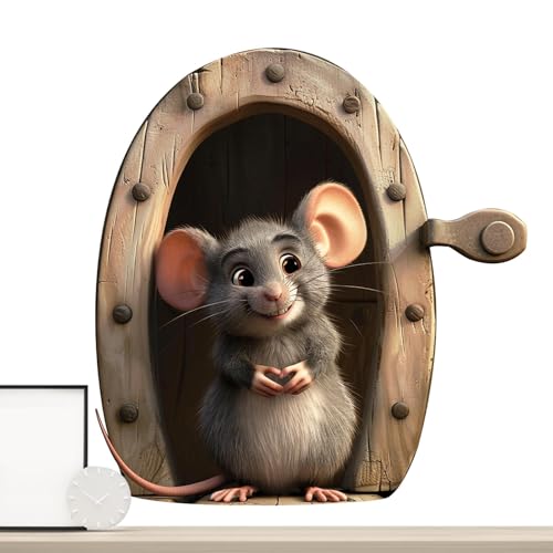 Streysisl Bedruckte Tiermäuse, Cartoon-Mäuse in den Aufklebern, Tieraufkleber, Abziehen und Aufkleben, selbstklebende Mäuse im Aufkleber für Kinderzimmer, Innenbereich Streysisl Bedruckte Tiermäuse, Cartoon-Mäuse in den Aufklebern, Tieraufkleber, Abziehen und Aufkleben, selbstklebende Mäuse im Aufkleber für Kinderzimmer, Innenbereich von Streysisl