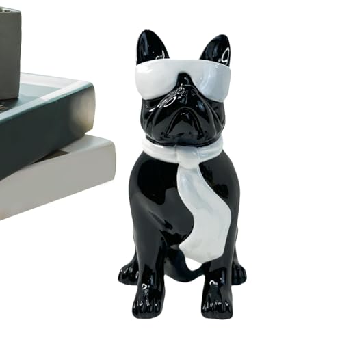 Streysisl Bulldogge-Tischdekoration, Kunstharz-Tischplatte, Bulldoggen-Statue, dekorative Tierstatue, kreative Schreibtisch-Skulptur für Wohnzimmer, Hotel, Fensterbank Streysisl Bulldogge-Tischdekoration, Kunstharz-Tischplatte, Bulldoggen-Statue, dekorative Tierstatue, kreative Schreibtisch-Skulptur für Wohnzimmer, Hotel, Fensterbank von Streysisl