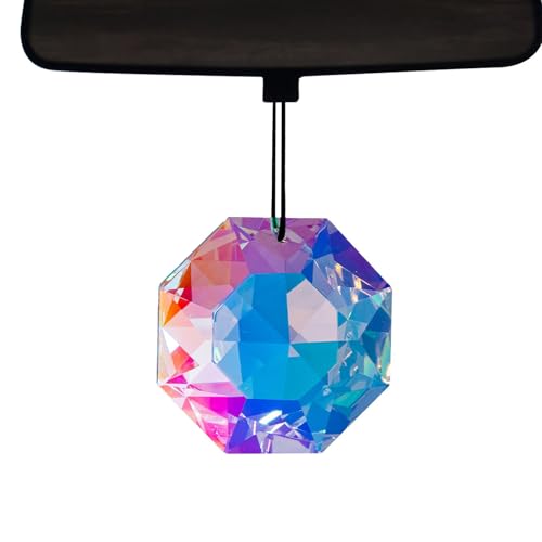 Streysisl Bunter Kristall-Sonnenfänger, bunte Kristalle, Prismen-Regenbogen-Maker – Kristalle, Prisma, Garten, Sonnenfänger für Auto, Spiegel, Garten Streysisl Bunter Kristall-Sonnenfänger, bunte Kristalle, Prismen-Regenbogen-Maker – Kristalle, Prisma, Garten, Sonnenfänger für Auto, Spiegel, Garten von Streysisl