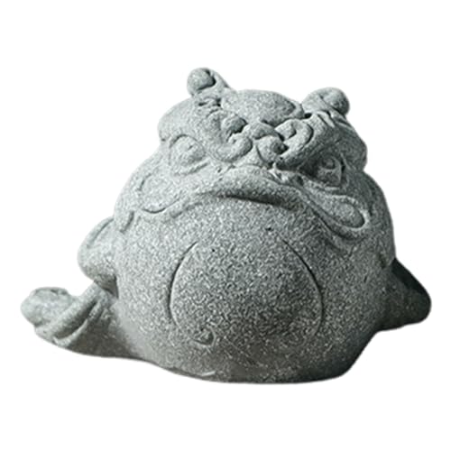 Streysisl Chinesisches Tee-Haustier, chinesischer Stil, alte Tierstatue, grüner Sand, handgefertigt, Tischdekoration, Teezubehör für Teetische Streysisl Chinesisches Tee-Haustier, chinesischer Stil, alte Tierstatue, grüner Sand, handgefertigt, Tischdekoration, Teezubehör für Teetische von Streysisl