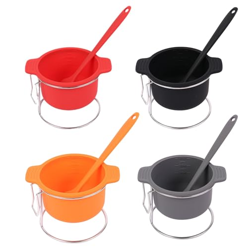 Streysisl Dip-Schalen aus Silikon, Vorbereitungs- und Servierschalen mit Pinsel und Gestell, Saucenschalen für Zutaten, Gewürztablett Streysisl Dip-Schalen aus Silikon, Vorbereitungs- und Servierschalen mit Pinsel und Gestell, Saucenschalen für Zutaten, Gewürztablett von Streysisl