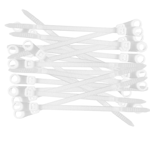 Streysisl Drahtbinder – Multifunktionale Nylon-Kabelbinder mit Schraubenloch, 100 x wiederverwendbare Drahtbefestigungen, Kabelmanagement-Werkzeug für Zuhause, Studio, Werkstatt Streysisl Drahtbinder – Multifunktionale Nylon-Kabelbinder mit Schraubenloch, 100 x wiederverwendbare Drahtbefestigungen, Kabelmanagement-Werkzeug für Zuhause, Studio, Werkstatt von Streysisl