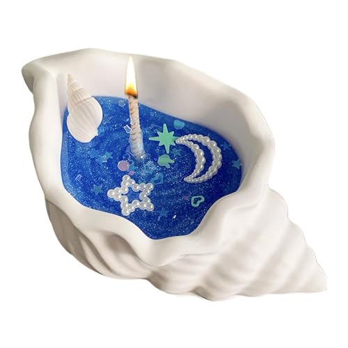 Streysisl Duftkerzen, Aromatherapie-Kerze, Conch-Kerze, handgefertigt, natürliche Duftkerze, Dekoration, 4–6 Stunden Brenndauer mit Meeresdüften für Frauen Streysisl Duftkerzen, Aromatherapie-Kerze, Conch-Kerze, handgefertigt, natürliche Duftkerze, Dekoration, 4–6 Stunden Brenndauer mit Meeresdüften für Frauen von Streysisl