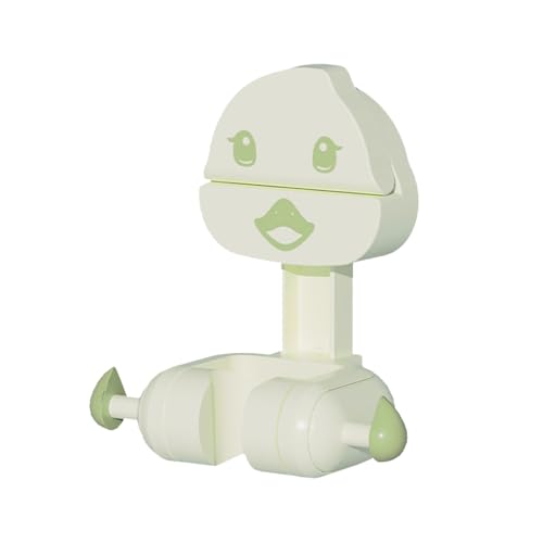 Streysisl Duschkopfhalter Wandhalterung | Mobiler Saugnapf Duschkopfhalter Verstellbarer Duschstabhalter | Duschgriffhalter mit niedlichem Enten-Design für Kinder, Familie, Freunde von Streysisl