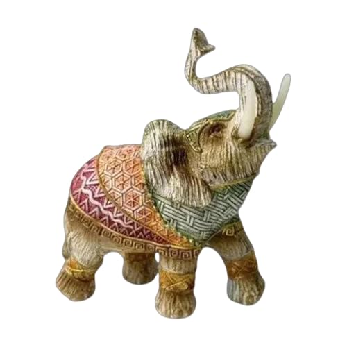 Streysisl Elefanten-Dekoration für Zuhause – bunte Elefanten-Figuren für Tisch, Glückselefant-Statuen, Heimdekoration, europäischer Stil, Dekoration, Handwerk für Regale, Tische und Weinschränke Streysisl Elefanten-Dekoration für Zuhause – bunte Elefanten-Figuren für Tisch, Glückselefant-Statuen, Heimdekoration, europäischer Stil, Dekoration, Handwerk für Regale, Tische und Weinschränke von Streysisl