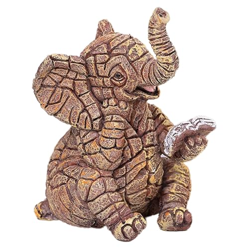 Streysisl Elefanten-Miniaturen, kleine Elefanten-Statuen, dekorative -Sammelfiguren, Kunstharz-Tierskulptur für Innenhof, Garten, Haus Streysisl Elefanten-Miniaturen, kleine Elefanten-Statuen, dekorative -Sammelfiguren, Kunstharz-Tierskulptur für Innenhof, Garten, Haus von Streysisl