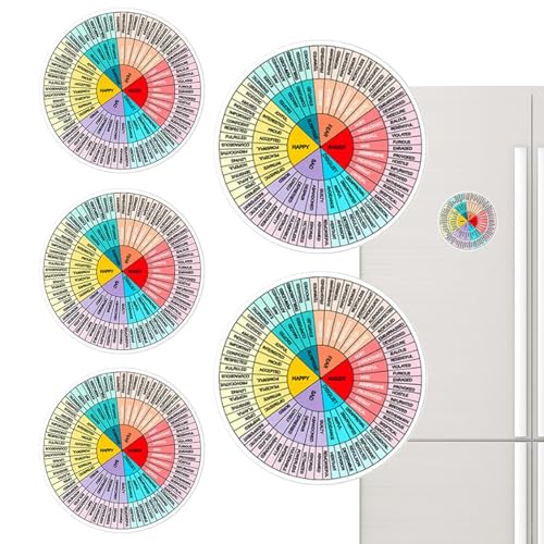 Streysisl Emotion-Kreisdiagramm-Aufkleber, wasserdichte Bürodekoration, Emotion-Kuchendiagramm baut emotionales Bewusstsein auf, pädagogische Diagramme und Poster für Kinder, Teenager, Erwachsene Streysisl Emotion-Kreisdiagramm-Aufkleber, wasserdichte Bürodekoration, Emotion-Kuchendiagramm baut emotionales Bewusstsein auf, pädagogische Diagramme und Poster für Kinder, Teenager, Erwachsene von Streysisl