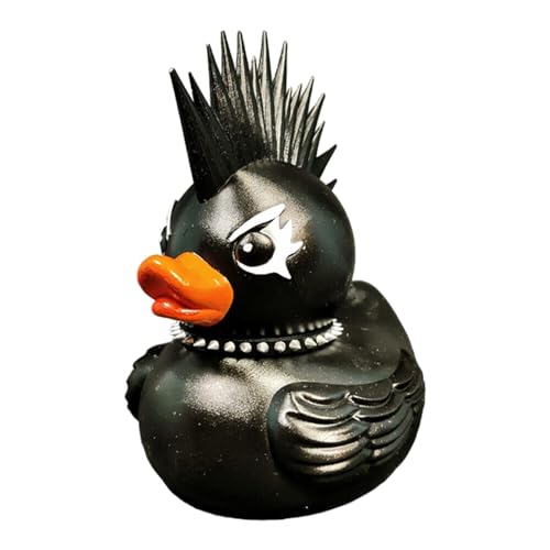Streysisl Entenornament, Armaturenbrett-Ente | Death Rock Duck, Dämonente Ornament Skulptur Statue | Bücherregal-Desktop-Dekoration, Tierfigur, Sammlerstück für Dämonen-Sammler Streysisl Entenornament, Armaturenbrett-Ente | Death Rock Duck, Dämonente Ornament Skulptur Statue | Bücherregal-Desktop-Dekoration, Tierfigur, Sammlerstück für Dämonen-Sammler von Streysisl