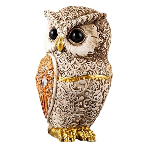 Streysisl Eulen- – Eulenskulptur, Kunstharz, handgefertigt, Tierskulptur, Ornamente, Dekoration für Schlafzimmer, Wohnzimmer, Badezimmer, Tisch, Schreibtisch Streysisl Eulen- – Eulenskulptur, Kunstharz, handgefertigt, Tierskulptur, Ornamente, Dekoration für Schlafzimmer, Wohnzimmer, Badezimmer, Tisch, Schreibtisch von Streysisl