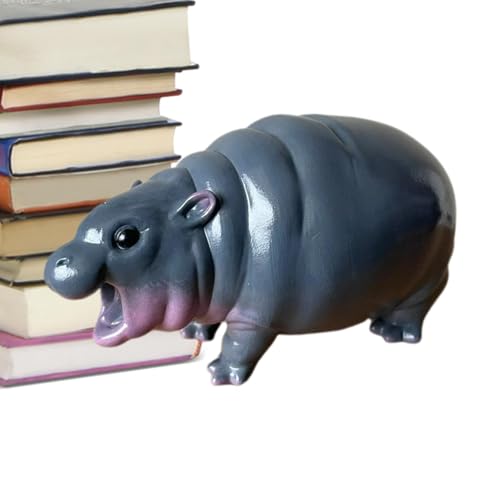 Streysisl -Figuren für Heimdekoration, kleine Tierstatue aus Kunstharz, kreative Schreibtischskulptur, tragbare -Skulptur für Bücherregal, Schlafzimmer von Streysisl