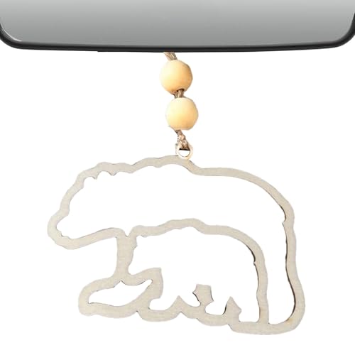 Streysisl Freundschafts-Elefanten-Ornament, Holz, lustig, dekorativ, exquisit, Eule und Schildkröte, Weihnachtsbaumschmuck für Schwestern, Frauen von Streysisl