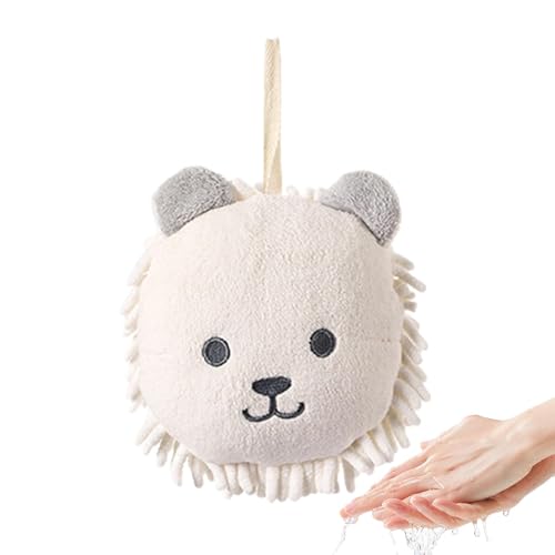 Streysisl Fuzzy Ball Handtuch | Hängbares Hand-Trockentuch, Tier-Trockentücher für Badezimmer, Küche, weich, flauschig, handtrocken, saugfähiger Ball Streysisl Fuzzy Ball Handtuch | Hängbares Hand-Trockentuch, Tier-Trockentücher für Badezimmer, Küche, weich, flauschig, handtrocken, saugfähiger Ball von Streysisl