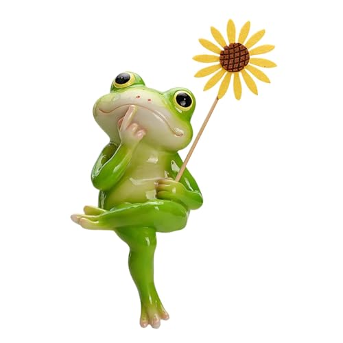 Streysisl Gartenstatue | Cartoon Aquarium Ornamente Desktop Statue - Lustige Statue Sammelfiguren, Feengarten Harz Dekoration für Regale Tisch Schreibtisch Streysisl Gartenstatue | Cartoon Aquarium Ornamente Desktop Statue - Lustige Statue Sammelfiguren, Feengarten Harz Dekoration für Regale Tisch Schreibtisch von Streysisl